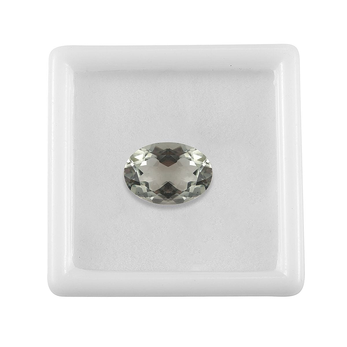 Montezuma Prasiolite (Ovl 14x10 mm) 5.00 ctw Loose Gemstone