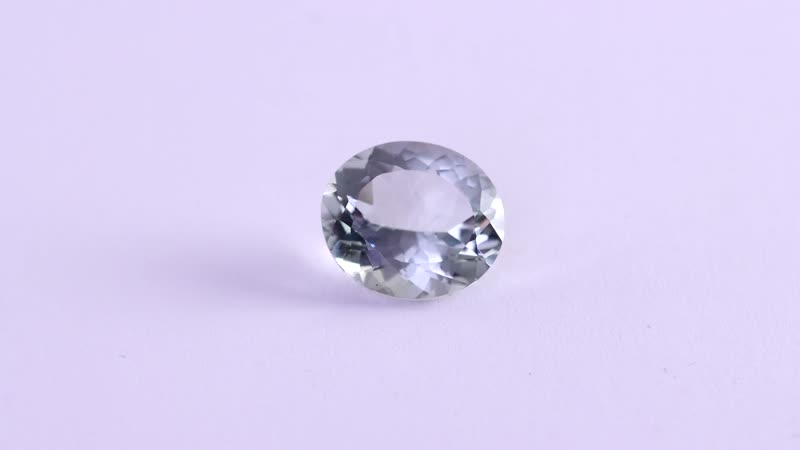 Montezuma Prasiolite (Ovl 14x12 mm) 6.16 ctw Loose Gemstone