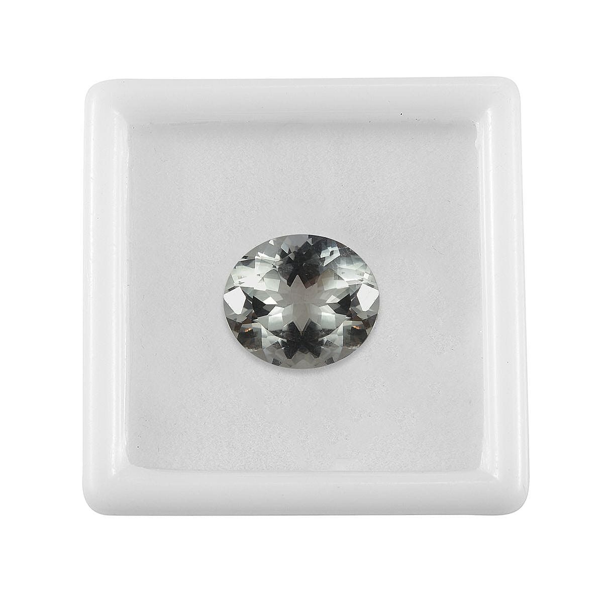 Montezuma Prasiolite (Ovl 14x12 mm) 6.16 ctw Loose Gemstone