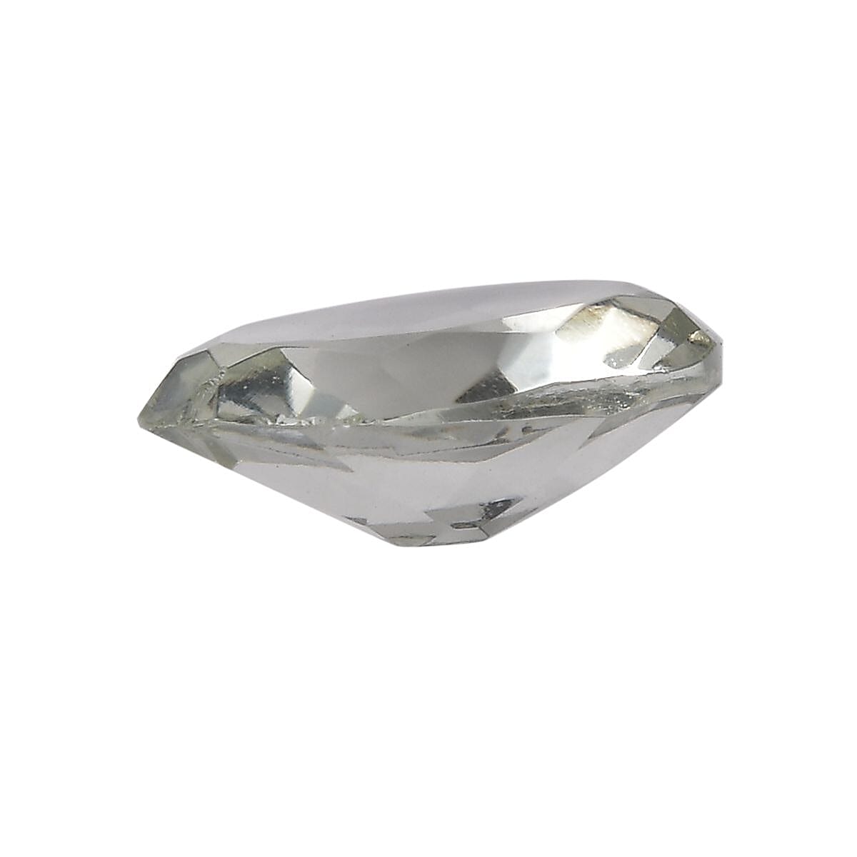 Montezuma Prasiolite Set of 2 (Ovl 9x7 mm) 2.94 ctw Loose Gemstone image number 2