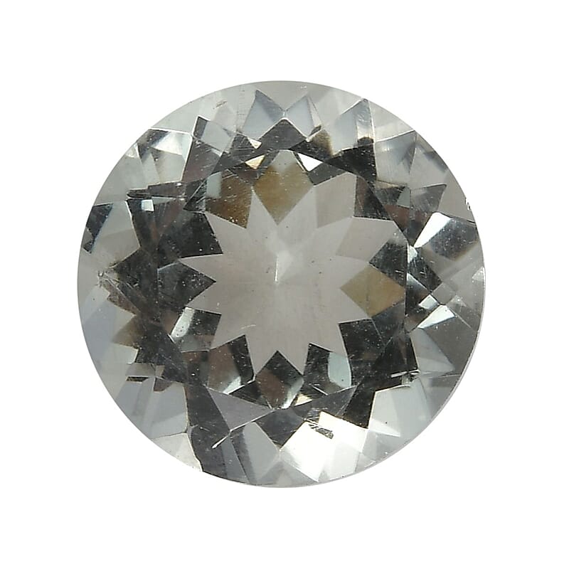 Montezuma Prasiolite (Rnd 12 mm) 5.20 ctw Loose Gemstone