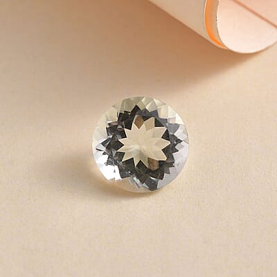 Montezuma Prasiolite (Rnd 12 mm) 5.20 ctw Loose Gemstone
