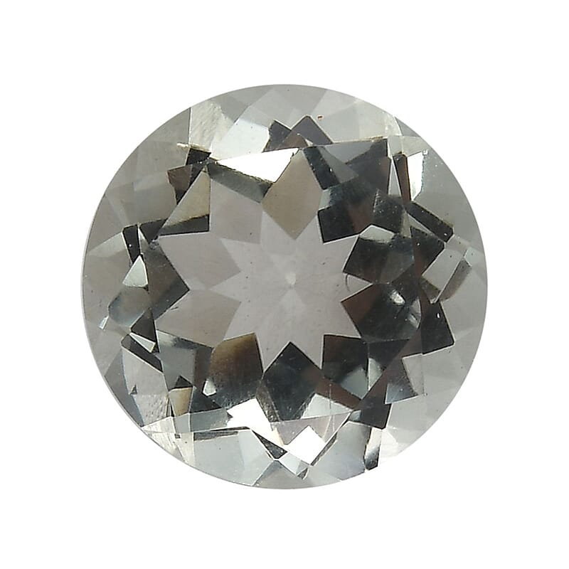 Montezuma Prasiolite (Rnd 9 mm) 2.49 ctw Loose Gemstone