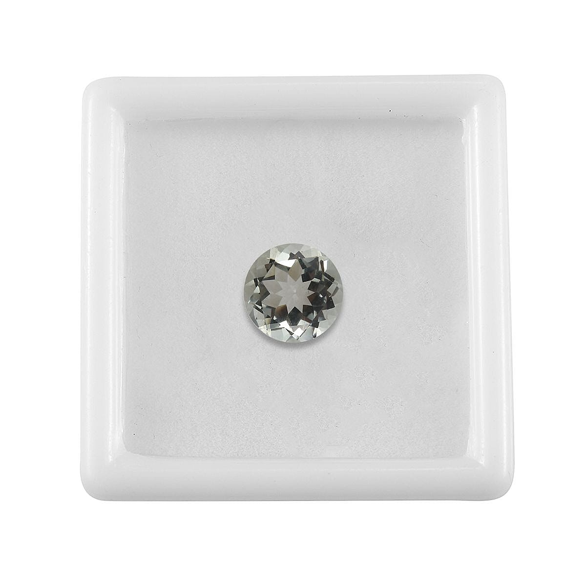Montezuma Prasiolite (Rnd 9 mm) 2.49 ctw Loose Gemstone