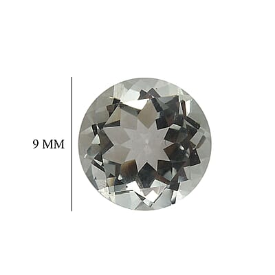 Montezuma Prasiolite (Rnd 9 mm) 2.49 ctw Loose Gemstone