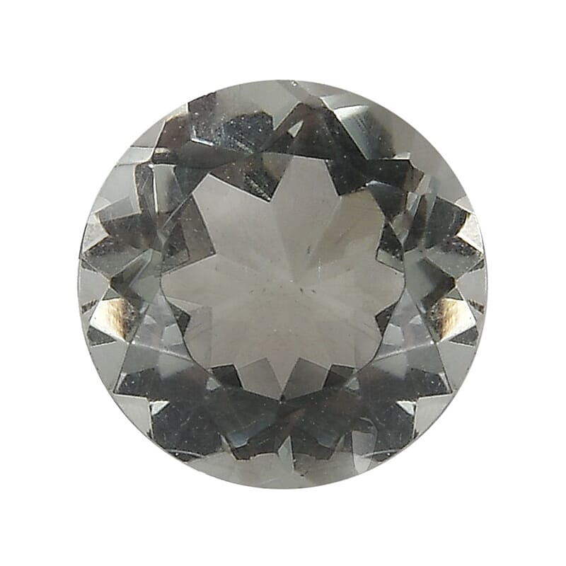 Montezuma Prasiolite (Rnd 7 mm) 1.12 ctw Loose Gemstone
