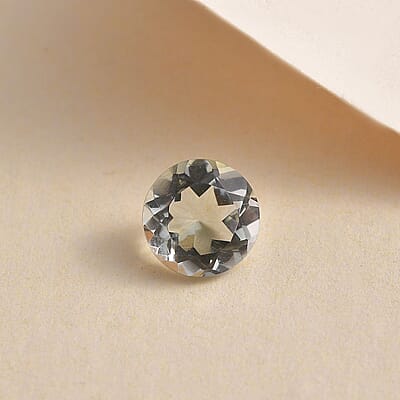 Montezuma Prasiolite (Rnd 7 mm) 1.12 ctw Loose Gemstone