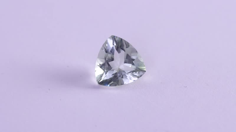 Montezuma Prasiolite (Trl 13 mm) 5.26 ctw Loose Gemstone