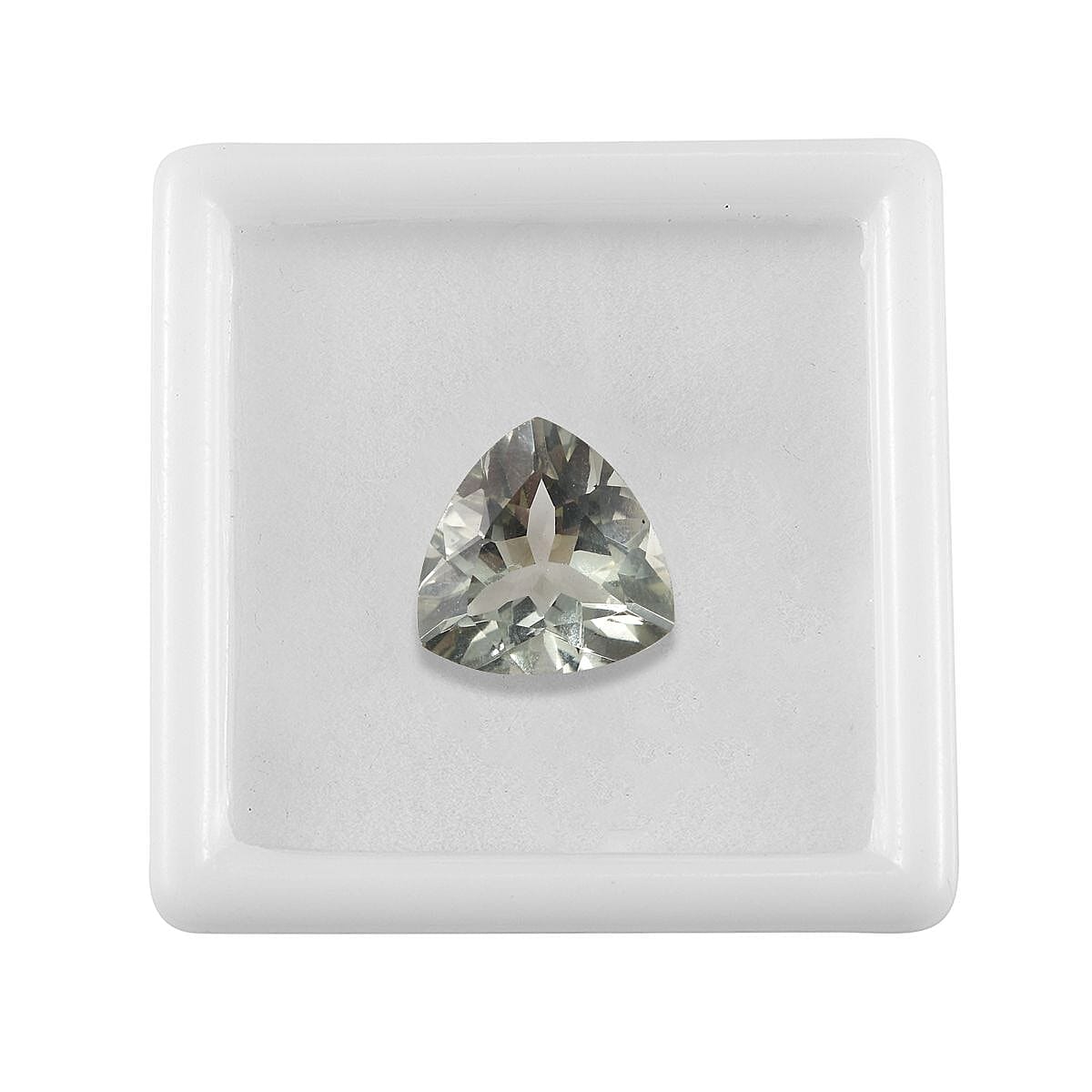 Montezuma Prasiolite (Trl 13 mm) 5.26 ctw Loose Gemstone