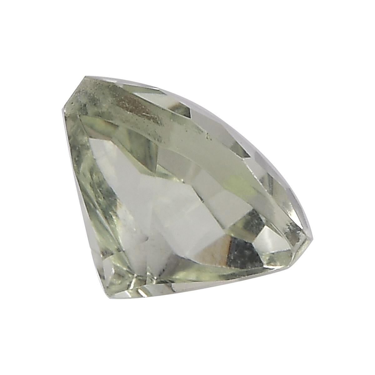 Montezuma Prasiolite Set of 2 (Trl 9 mm) 4.18 ctw Loose Gemstone