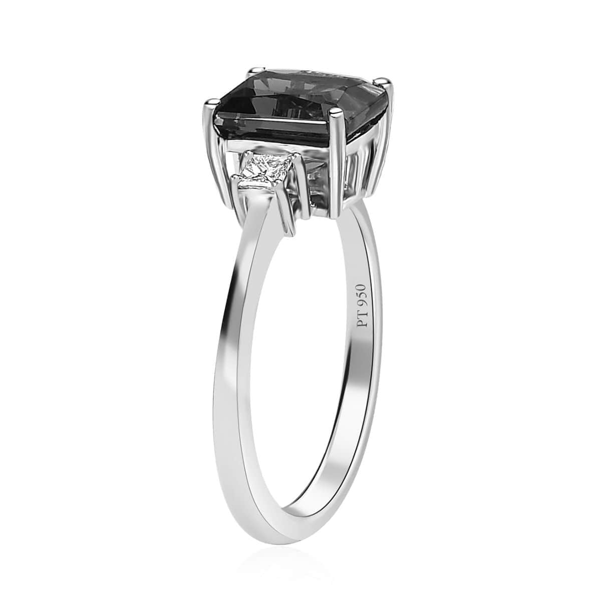 Rhapsody 950 Platinum AAAA Ofiki Rubellite and E-F VS Diamond Ring (Size 5.0) 2.25 ctw image number 3