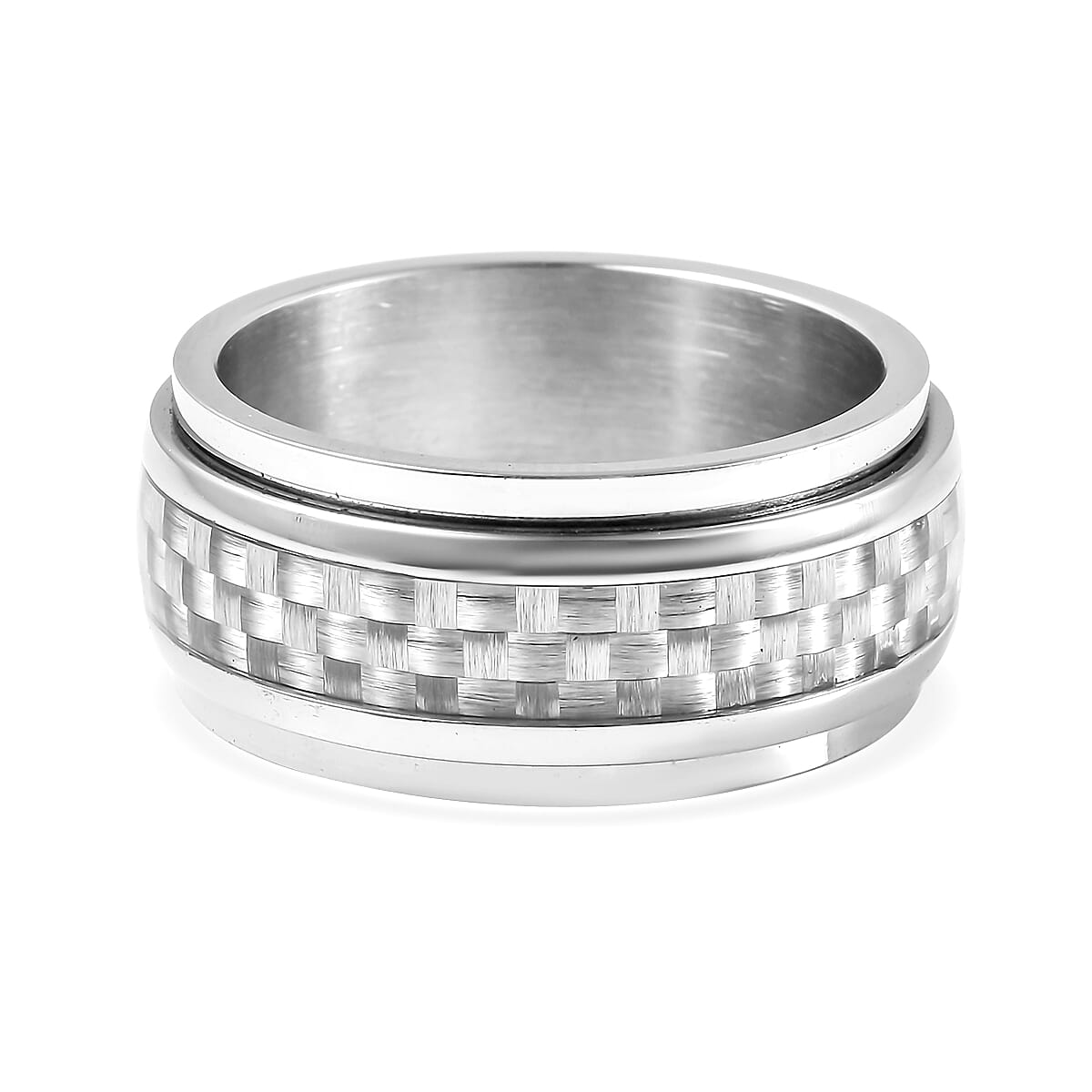 Spinner Ring in Stainless Steel (Size 6.75) image number 4