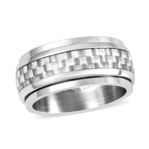 Spinner Ring in Stainless Steel (Size 8.75)
