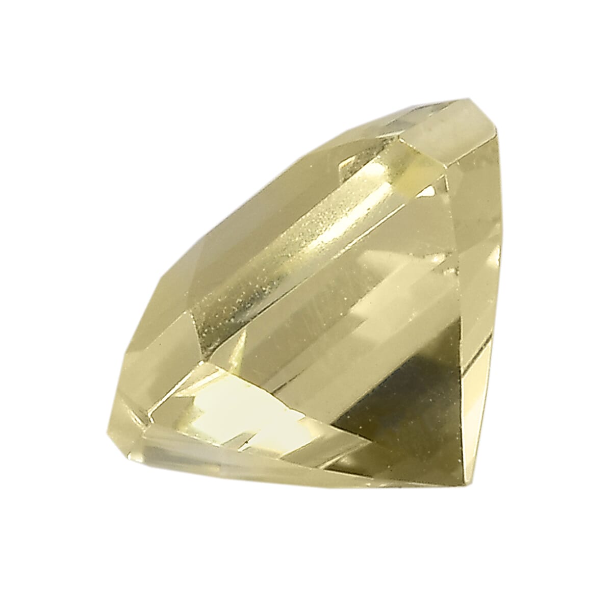 Asscher Cut Green Gold Quartz Set of 5 (Oct 6x6 mm) 5.02 ctw Loose gemstone