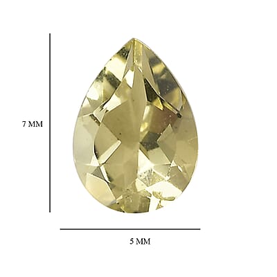 Green Gold Quartz Set of 3 (Pear 7x5 mm) 2.94 ctw Loose gemstone