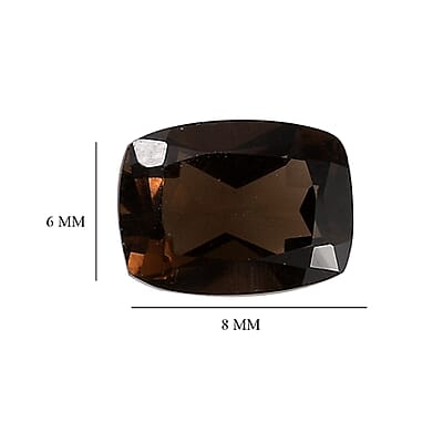 Brazilian Smoky Quartz Set of 5 (Cush 8x6 mm) 6.88 ctw Loose gemstone