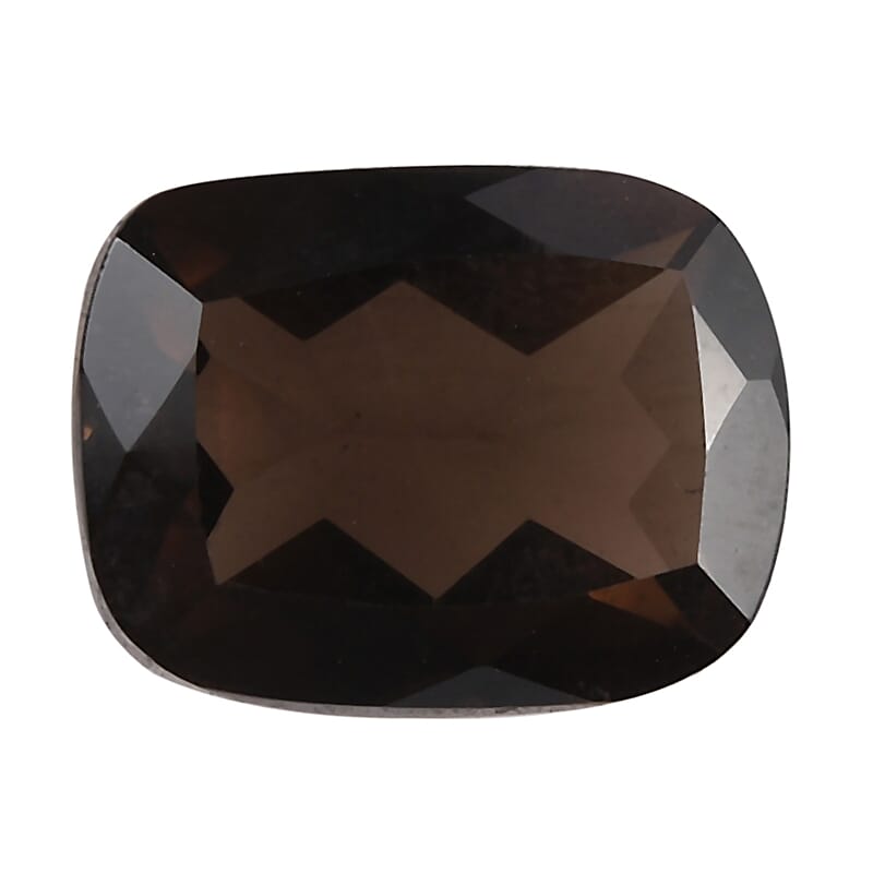AA Brazilian Smoky Quartz (Cush 8x6 mm) 1.21 ctw Loose Gemstone