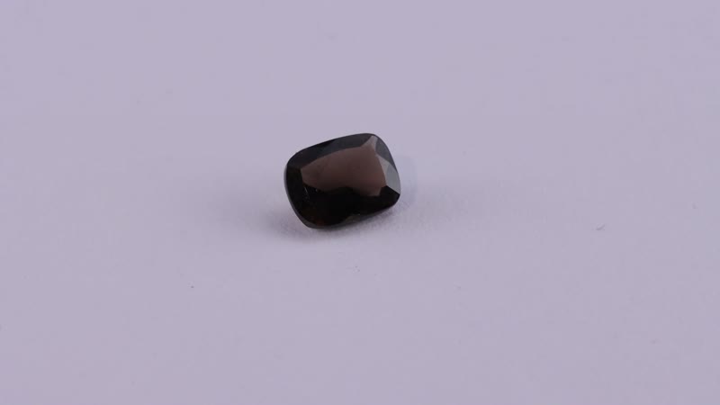 AA Brazilian Smoky Quartz (Cush 8x6 mm) 1.21 ctw Loose Gemstone