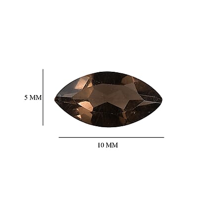 Brazilian Smoky Quartz Set of 5 (Mrq 10x5 mm) 4.38 ctw Loose gemstone