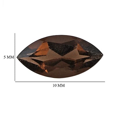 AA Brazilian Smoky Quartz Set of 5 (Mrq 10x5 mm) 4.51 ctw Loose gemstone