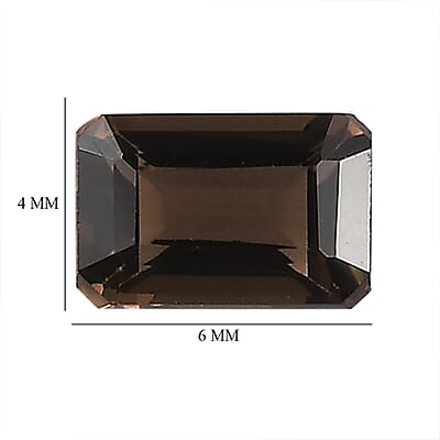 AA Brazilian Smoky Quartz Set of 10 (Oct 6x4 mm) 5.35 ctw Loose gemstone