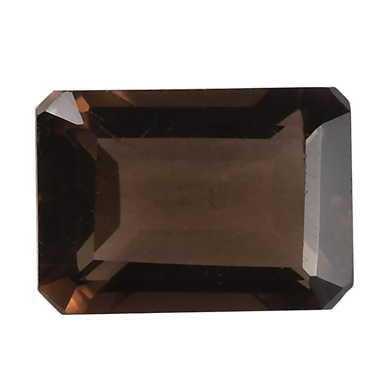 AA Brazilian Smoky Quartz (Oct 7x5 mm) 1.02 ctw Loose gemstone