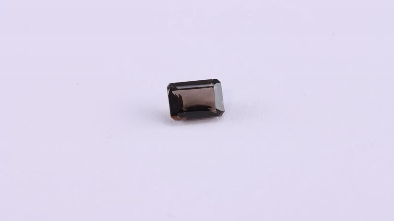 AA Brazilian Smoky Quartz (Oct 7x5 mm) 1.02 ctw Loose gemstone