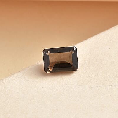 AA Brazilian Smoky Quartz (Oct 7x5 mm) 1.02 ctw Loose gemstone