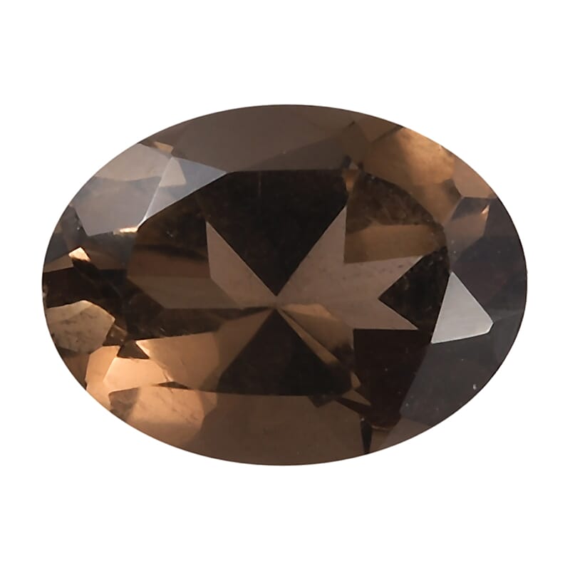 Brazilian Smoky Quartz (Oval 8x6 mm) 1.01 ctw Loose gemstone