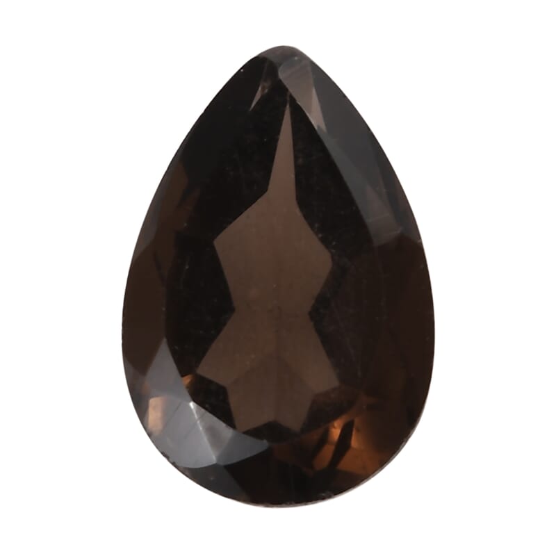 Brazilian Smoky Quartz (Pear 9x6 mm) 1.04 ctw Loose gemstone