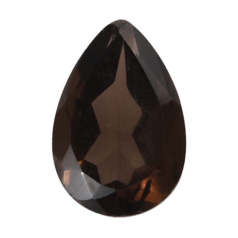 Brazilian Smoky Quartz (Pear 9x6 mm) 1.04 ctw Loose gemstone
