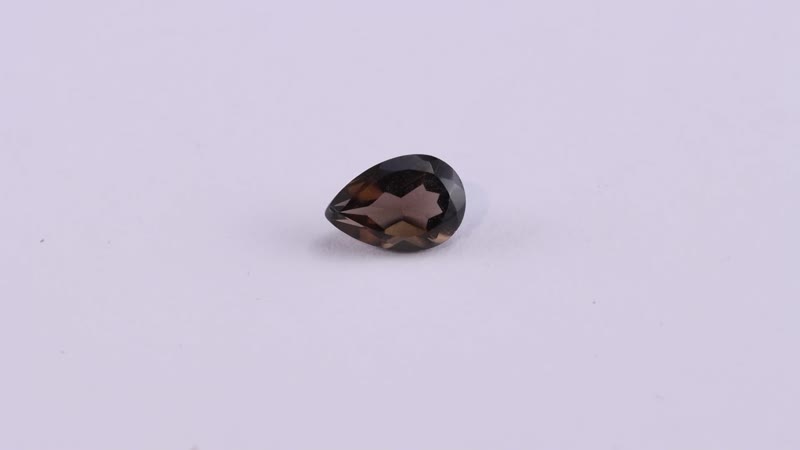 Brazilian Smoky Quartz (Pear 9x6 mm) 1.04 ctw Loose gemstone