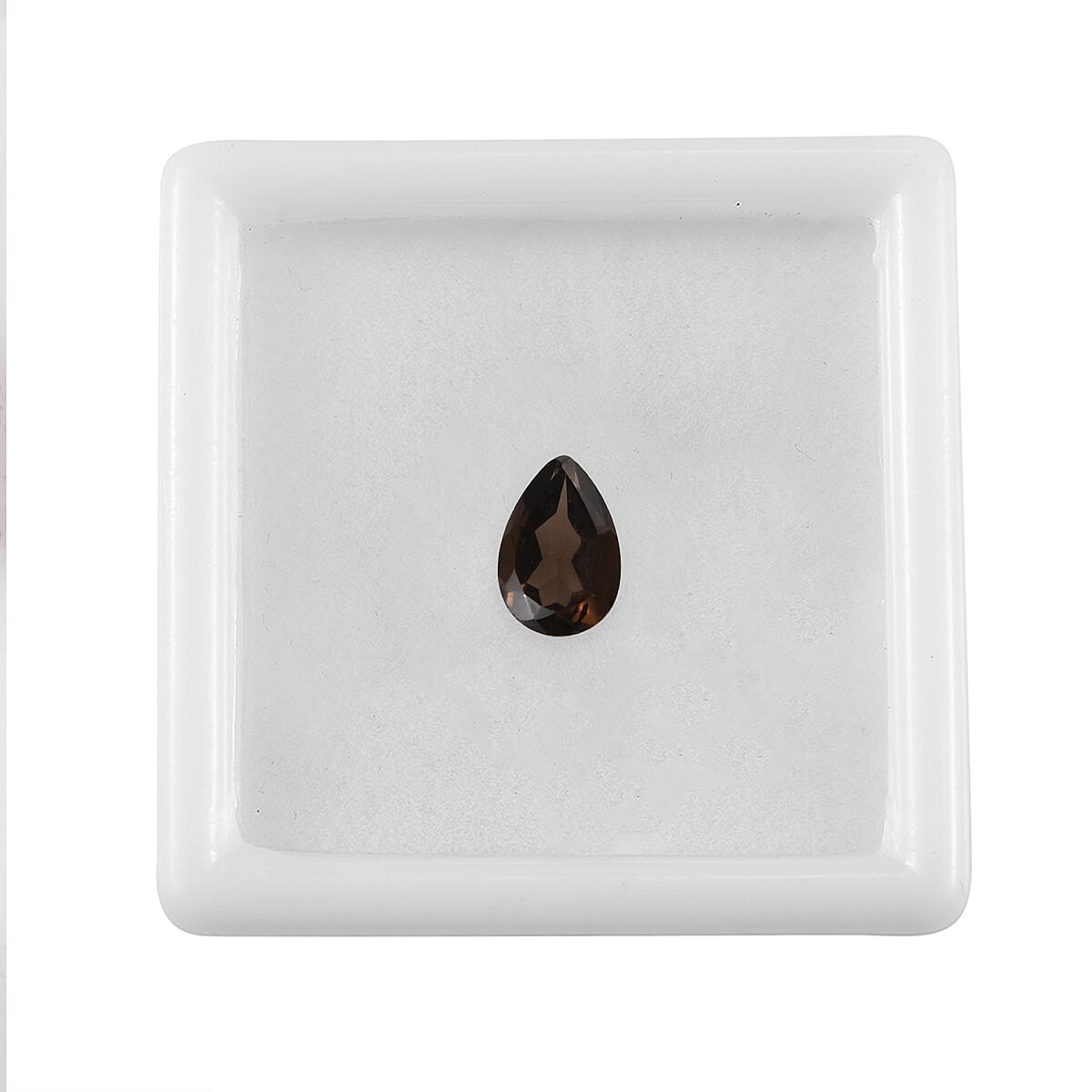 Brazilian Smoky Quartz (Pear 9x6 mm) 1.04 ctw Loose gemstone image number 3