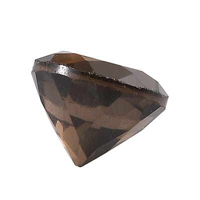 Brazilian Smoky Quartz Set of 2 (Rnd 8 mm) 2.88 ctw Loose gemstone