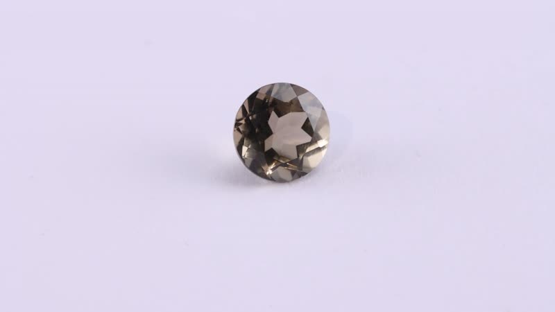 AA Brazilian Smoky Quartz (Rnd 9 mm) 2.02 ctw Loose gemstone