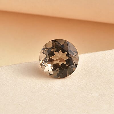 AA Brazilian Smoky Quartz (Rnd 9 mm) 2.02 ctw Loose gemstone