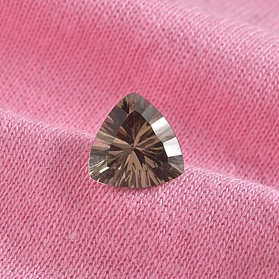 Brazilian Smoky Quartz (Trl 10 mm) 2.82 ctw Loose gemstone