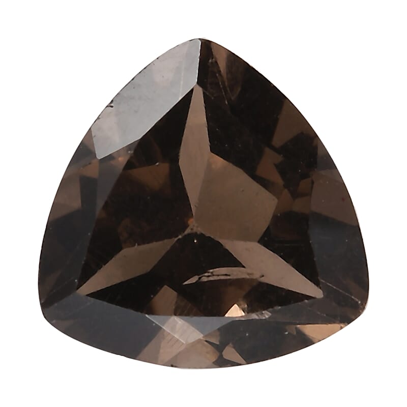 AA Brazilian Smoky Quartz (Trl 8 mm) 1.36 ctw Loose gemstone