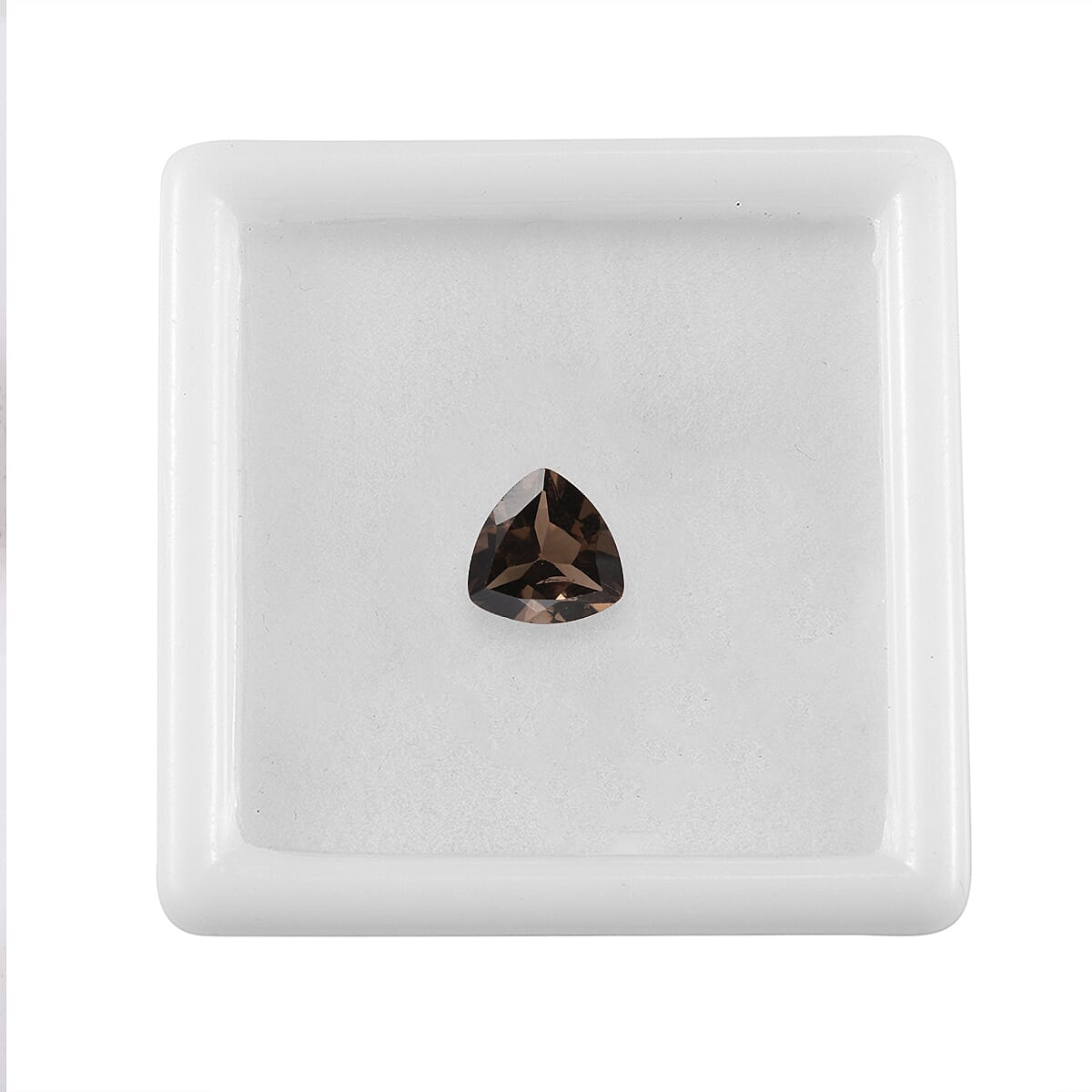 AA Brazilian Smoky Quartz (Trl 8 mm) 1.36 ctw Loose gemstone