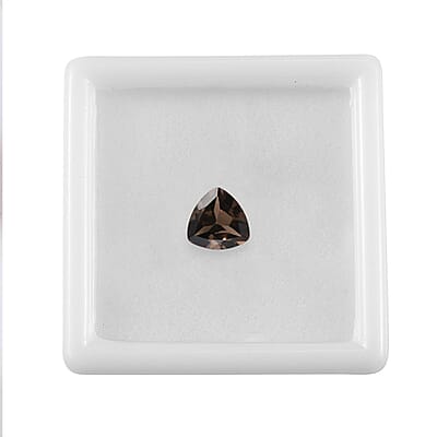 AA Brazilian Smoky Quartz (Trl 8 mm) 1.36 ctw Loose gemstone