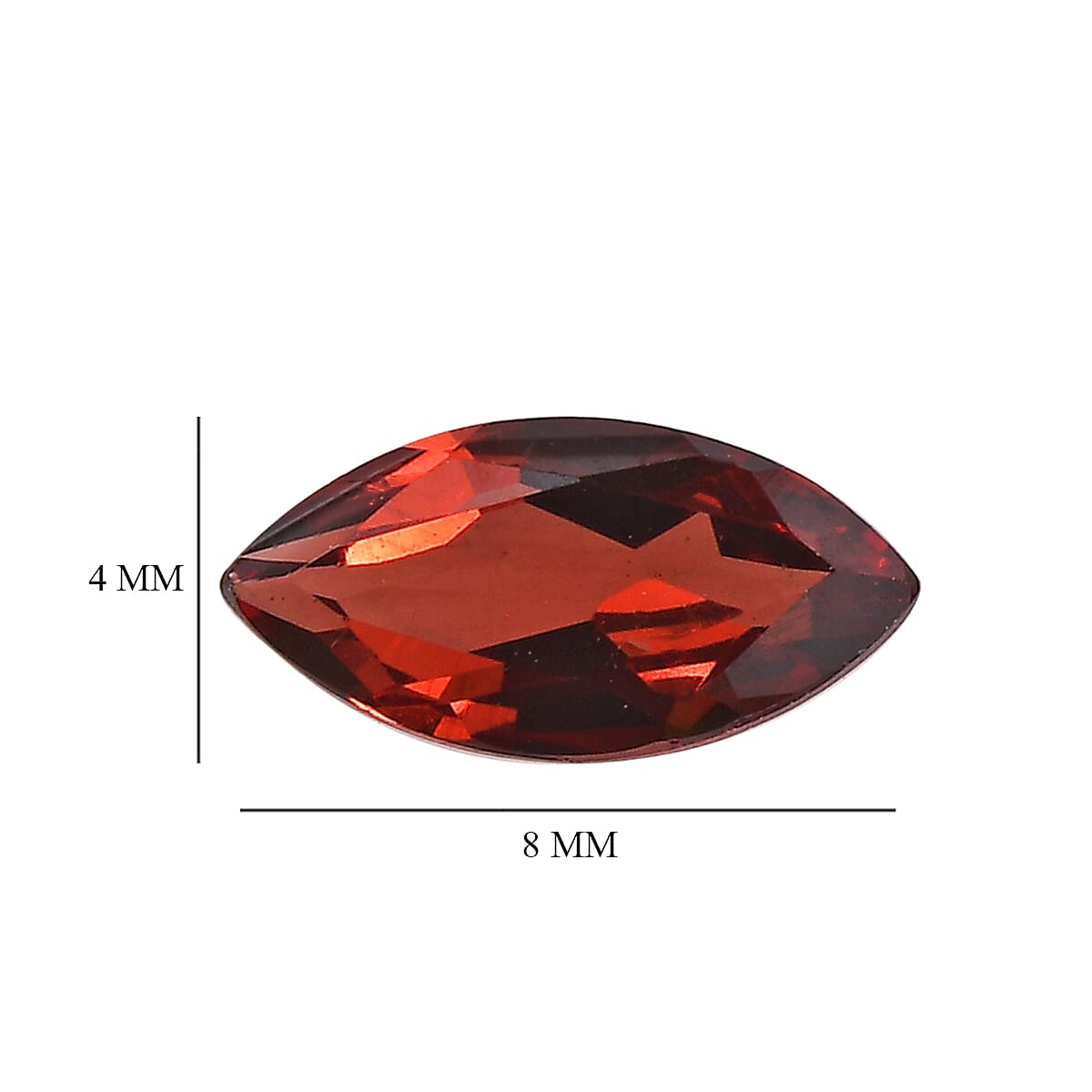 Mozambique Garnet Set of 3 (Mrq 8x4 mm) 1.68 ctw Loose gemstone
