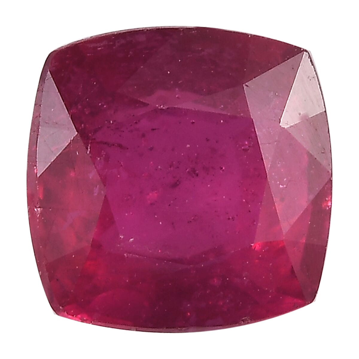 AA Niassa Ruby (FF) (Cush 7x7 mm) 2.14 ctw Loose gemstone image number 0