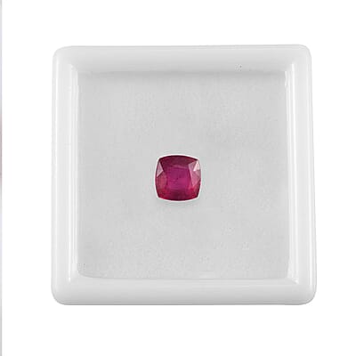 AA Niassa Ruby (FF) (Cush 7x7 mm) 2.14 ctw Loose gemstone