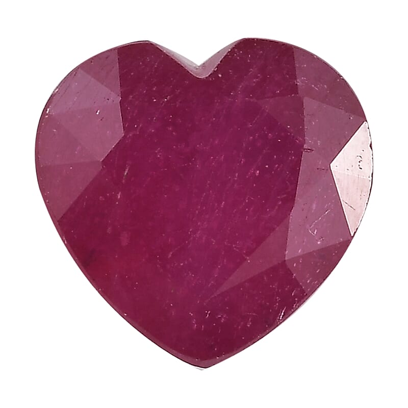Niassa Ruby (FF) (Hrt 8 mm) 2.31 ctw Loose gemstone