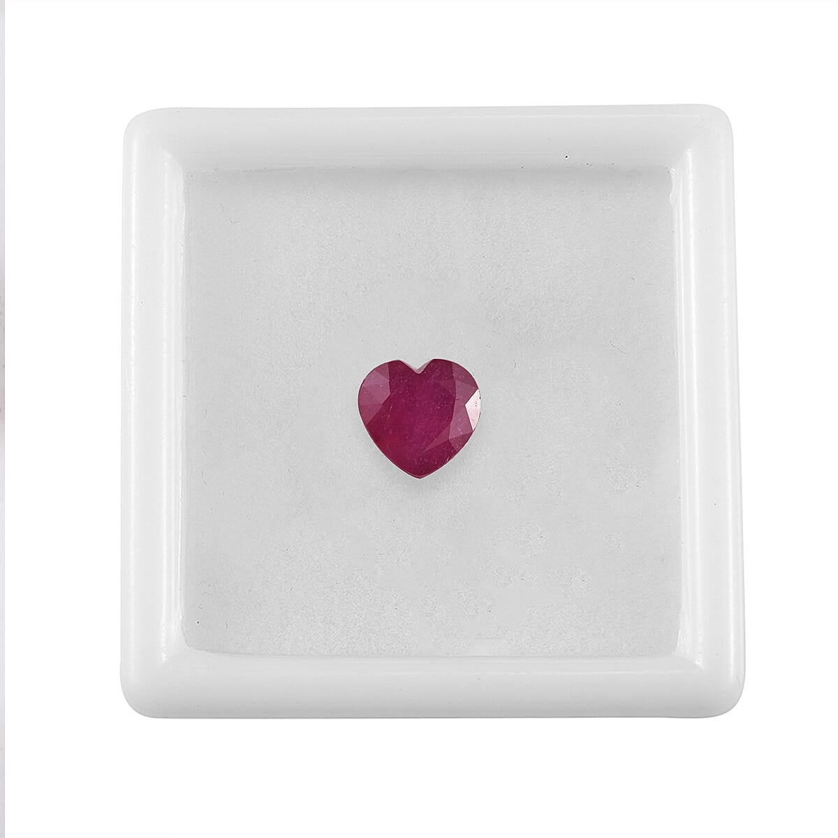 Niassa Ruby (FF) (Hrt 8 mm) 2.31 ctw Loose gemstone