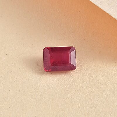 Niassa Ruby (FF) (Oct 8x6 mm) 1.90 ctw Loose gemstone