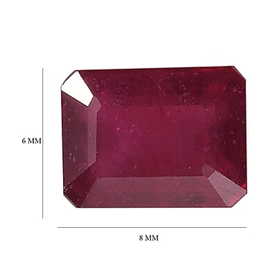 Niassa Ruby (FF) (Oct 8x6 mm) 1.90 ctw Loose gemstone