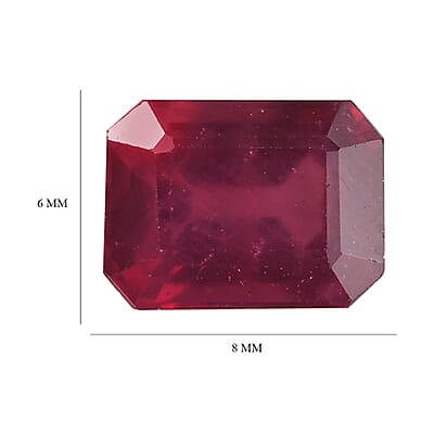AA Niassa Ruby (FF) (Oct 8x6 mm) 2.23 ctw Loose gemstone