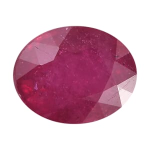 Niassa Ruby (FF) (Oval 9x7 mm) 2.31 ctw Loose gemstone