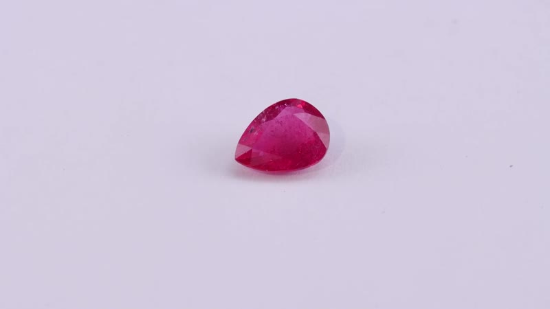 Niassa Ruby (FF) (Pear 9x7 mm) 1.95 ctw Loose gemstone